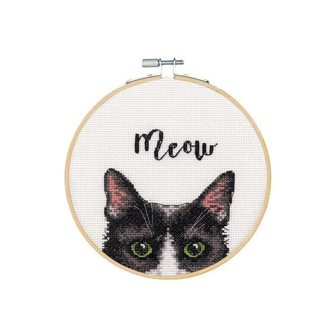 Miau (15 cm) - DIMENSIONS siuvinėjimo kryželiu rinkinys - kaSiulai.lt
