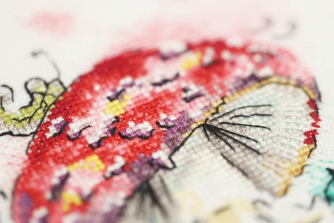 Musmirė — siuvinėjimo komplektas Murano 32 ct, 27 spalvų, 14,5×10,6 cm - kaSiulai.lt