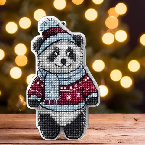 Wonderland Crafts plastikinis kalėdinis kryželių rinkinys eglutės žaisliukui