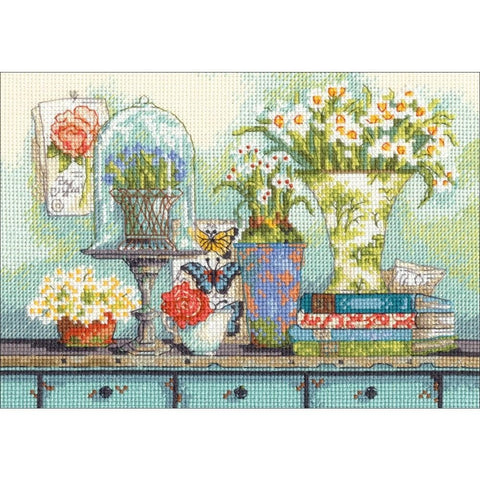 Namai (17.78 x 12.7 cm) - DIMENSIONS siuvinėjimo kryželiu rinkinys - kaSiulai.lt