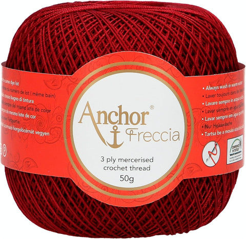 Nėrimo siūlai ANCHOR FRECCIA 16, spalva 00044 - 50g. (4 vnt. pakuotė) - kaSiulai.lt