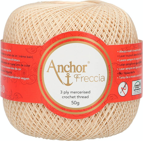 Nėrimo siūlai ANCHOR FRECCIA 16, spalva 00387 - 50g. (4 vnt. pakuotė) - kaSiulai.lt