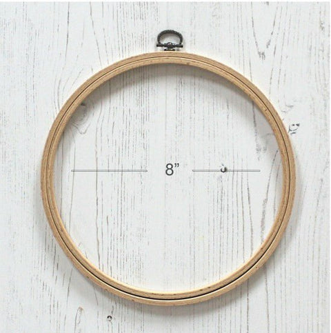 Nurge 22 cm medinis pakabinamas rėmas siuvinėjimui - kaSiulai.lt