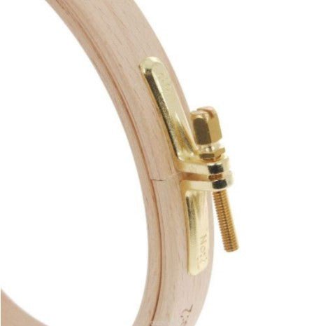 Nurge bukmedžio 36 cm siuvinėjimo lankelis — stabilus ir ergonomiškas - kaSiulai.lt