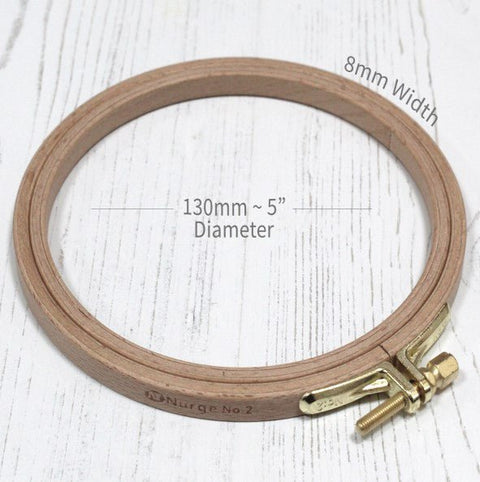Nurge Premium bukmedžio lankelis siuvinėjimui, 13 cm - kaSiulai.lt