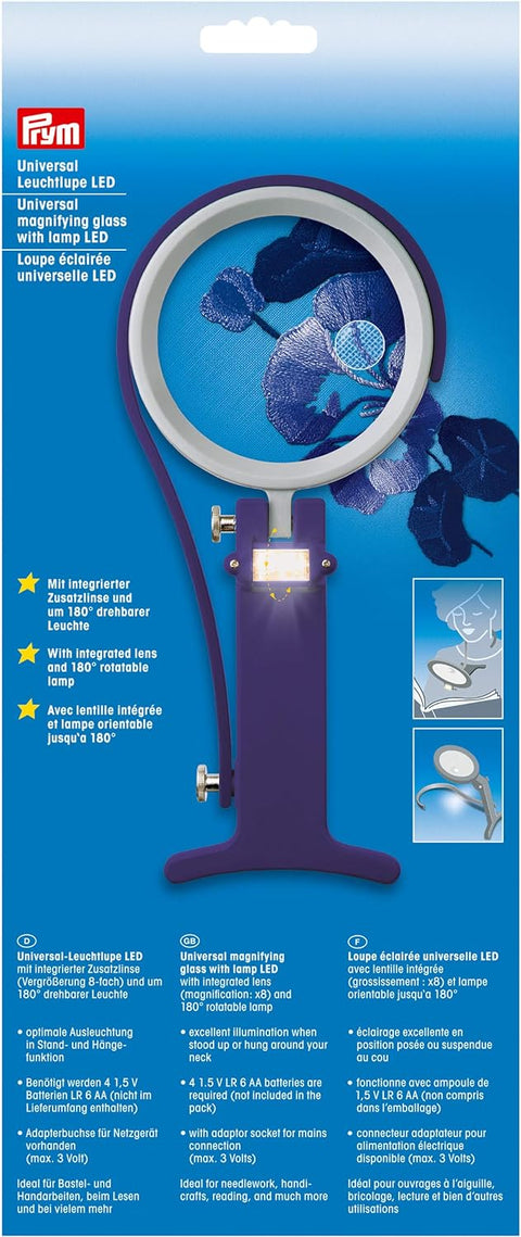 Padidinimo stiklas su LED apšvietimu, 140*300 mm - kaSiulai.lt