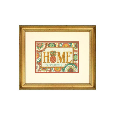 Pineapple Home (18 x 13 cm) - DIMENSIONS siuvinėjimo kryželiu rinkinys - kaSiulai.lt