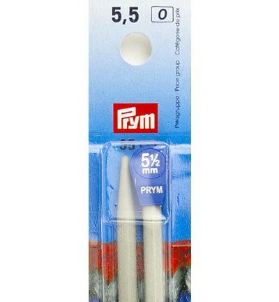 PRYM 35 cm 5.50 mm klasikiniai aliuminiai virbalai - kaSiulai.lt