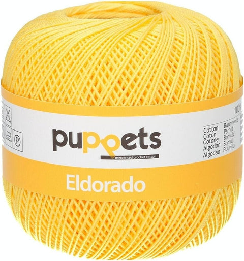 Puppets Eldorado Nr.10 Geltona 50g - kaSiulai.lt