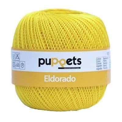 Puppets Eldorado Nr.10 Geltoni 50g - kaSiulai.lt