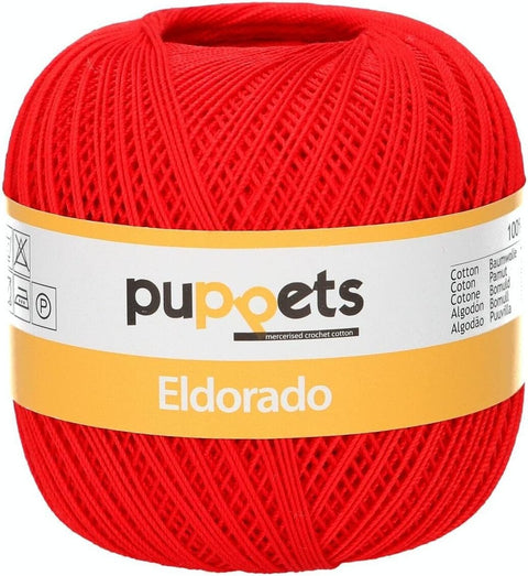 Puppets Eldorado Nr.10 Raudona 50g - kaSiulai.lt