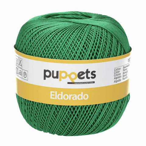 Puppets Eldorado Nr.10 Smaragdo 50g - kaSiulai.lt