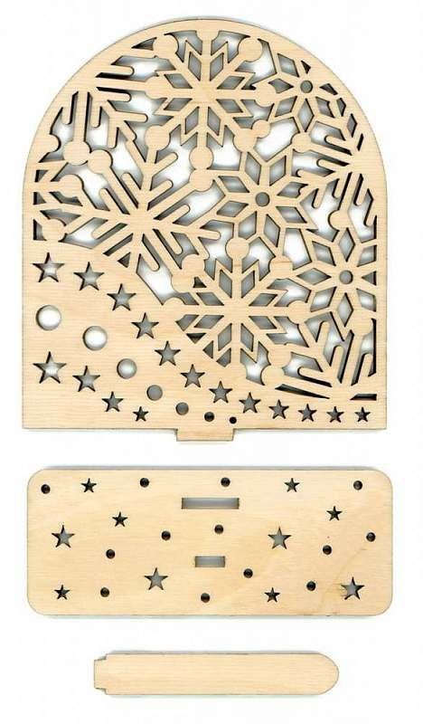 Raižytas „Naujųjų metų“ stovas, 14×13 cm, 3 dalių - kaSiulai.lt