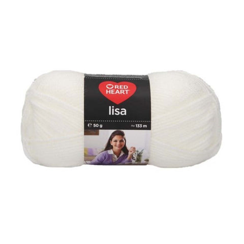 Red Heart Lisa Balta 50g - kaSiulai.lt