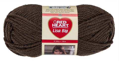 RED HEART LISA BIG - spalva 00110 - 200 g (5 vnt. pakuotė) - kaSiulai.lt
