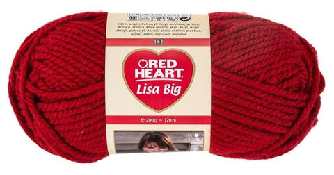 RED HEART LISA BIG - spalva 00130 - 200 g (5 vnt. pakuotė) - kaSiulai.lt