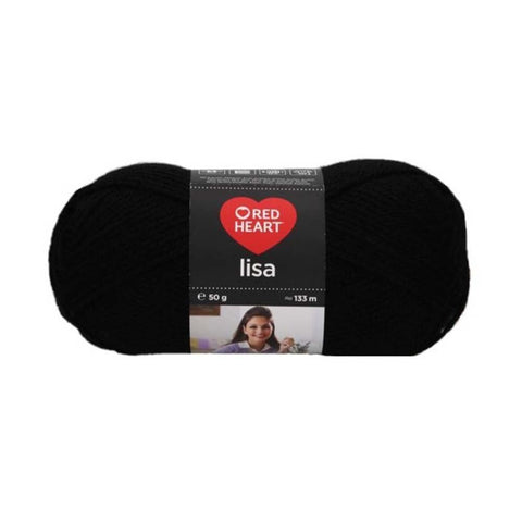 Red Heart Lisa Juoda 50g - kaSiulai.lt