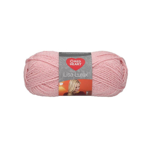 Red Heart Lisa Lurex 50g, sp. 6 Rožinė - kaSiulai.lt