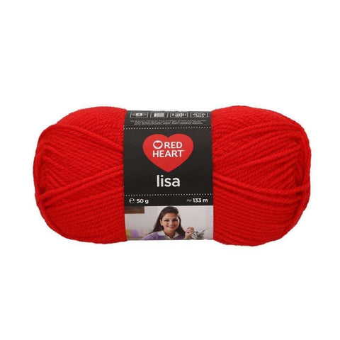 Red Heart Lisa Raudona 50g - kaSiulai.lt