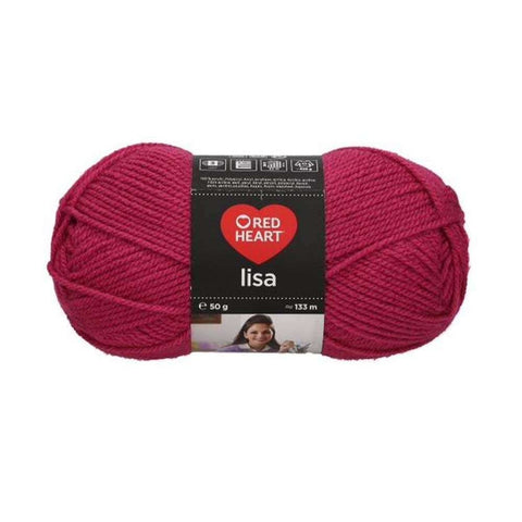 Red Heart Lisa Rožinė 50g - kaSiulai.lt