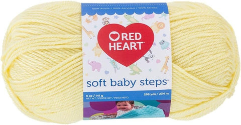 Red Heart SOFT BABY STEPS Geltona 100 g - kaSiulai.lt