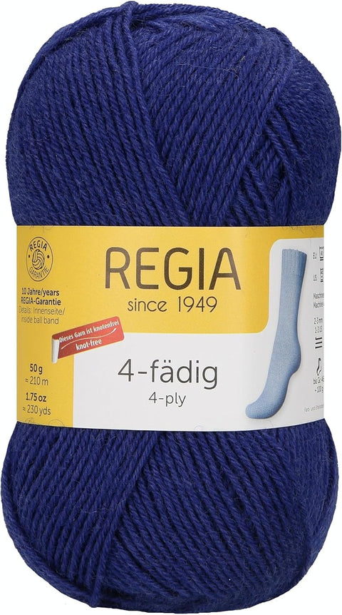 REGIA UNI 4 PLIES (4 vijų) - spalva 01846 - 100 g (10 vnt. pakuotė) - kaSiulai.lt