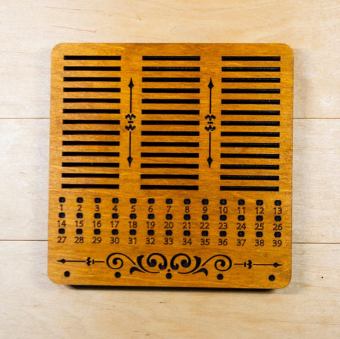 Siūlų ričių organizatorius, 39 vietos, 19 x 19 cm