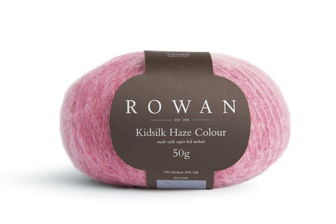 Rose 006 ROWAN Kidsilk Haze Colour siūlai. (70 % mohera, 30 % šilkas) - kaSiulai.lt