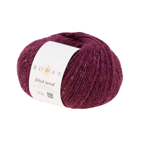 Rusvai raudona Nr.: 186 - ROWAN FELTED TWEED siūlai. (Merino ir alpakos vilna) - kaSiulai.lt