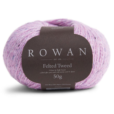 Saldainio rožinė Nr.: 221 - ROWAN FELTED TWEED siūlai. (Merino ir alpakos vilna) - kaSiulai.lt