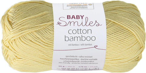 Schachenmayr Baby Smiles Cotton Bamboo - spalva 01021 - 50g. (10 vnt. pakuotė) - kaSiulai.lt