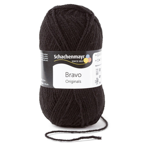 Schachenmayr Bravo juoda 50g - kaSiulai.lt