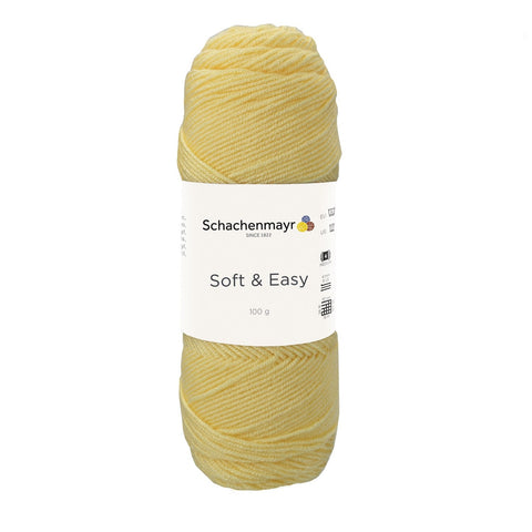 Schachenmayr Soft & Easy Vanilė 100g - kaSiulai.lt