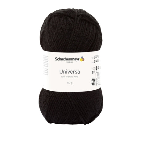 Schachenmayr Universa juoda 50g - kaSiulai.lt