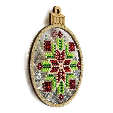 Wonderland Crafts siuvinėjimo karoliukais rinkinys ant perforuoto plastiko, 9 × 10,5 cm