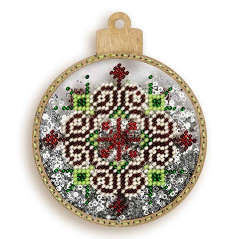Wonderland Crafts siuvinėjimo karoliukais rinkinys ant perforuoto plastiko, 9 × 10,5 cm