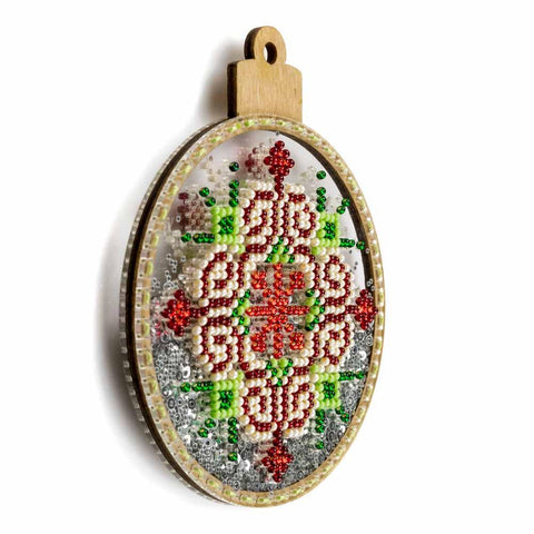 Wonderland Crafts siuvinėjimo karoliukais rinkinys ant perforuoto plastiko, 9 × 10,5 cm