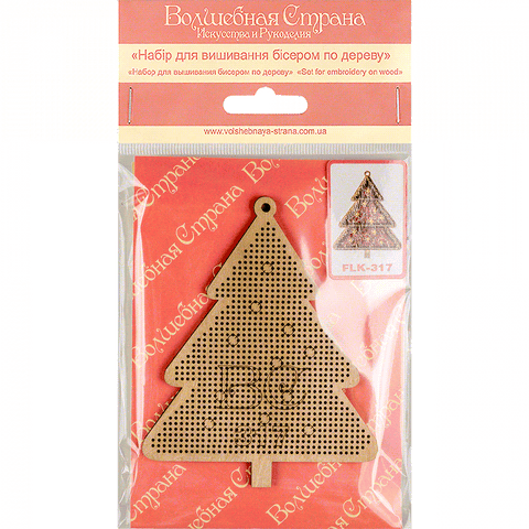 Wonderland Crafts PRECIOSA — karoliukų siuvinėjimo rinkinys ant perforuotos faneros, 8×10 cm