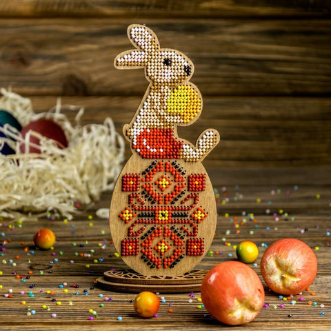 Wonderland Crafts siuvinėjimo kryželiu rinkinys su PRECIOSA karoliukais ir mediniu pagrindu