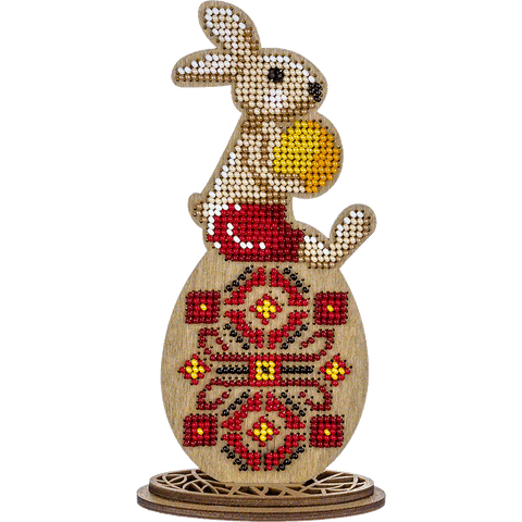 Wonderland Crafts siuvinėjimo kryželiu rinkinys su PRECIOSA karoliukais ir mediniu pagrindu