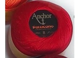 Siūlai nėrimui ANCHOR PELLICANO 8 - spalva 00046 - 50g. (4vnt pakuotė) - kaSiulai.lt
