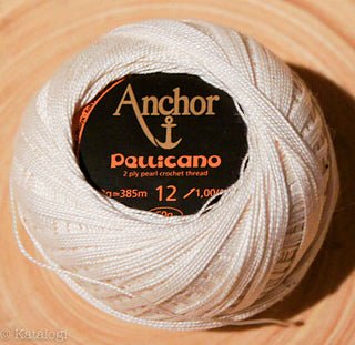 Siūlai nėrimui ANCHOR PELLICANO 8 - spalva 00926 - 50g. (4vnt pakuotė) - kaSiulai.lt