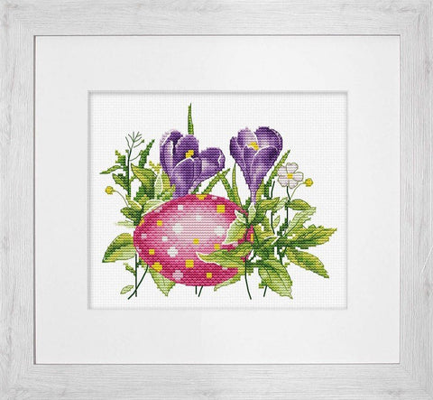 Siuvinėjimo komplektas „Velykų kiaušinis“ 17 × 14 cm - kaSiulai.lt