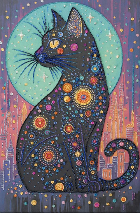 Siuvinėjimo karoliukais rinkinys „Žvaigždžių žvilgsnis“, 30×45 cm paveikslas