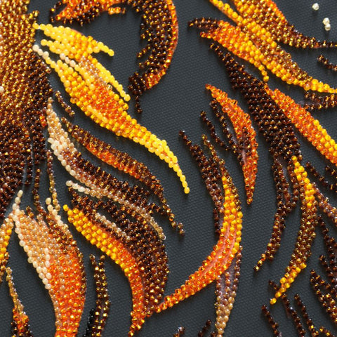 Siuvinėjimo karoliukais rinkinys „Gėlės“ 30 x 54 cm