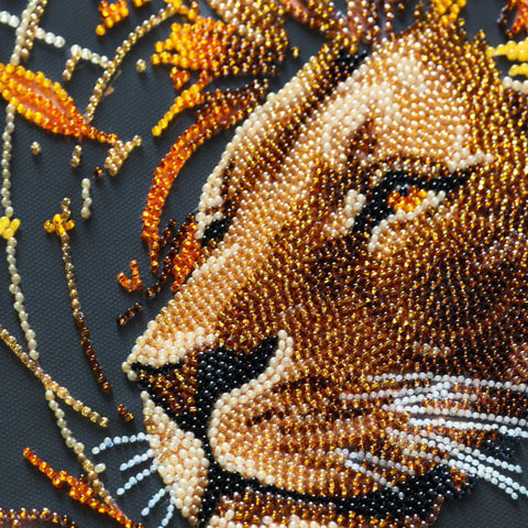 Siuvinėjimo karoliukais rinkinys „Gėlės“ 30 x 54 cm
