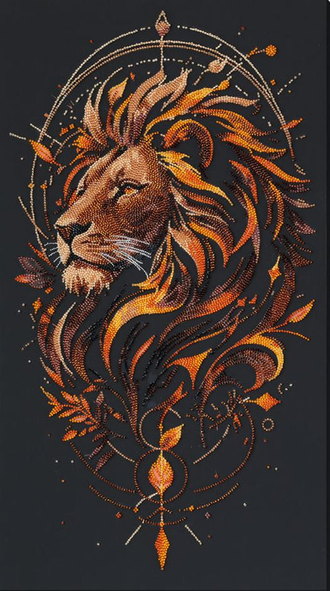 Siuvinėjimo karoliukais rinkinys „Gėlės“ 30 x 54 cm