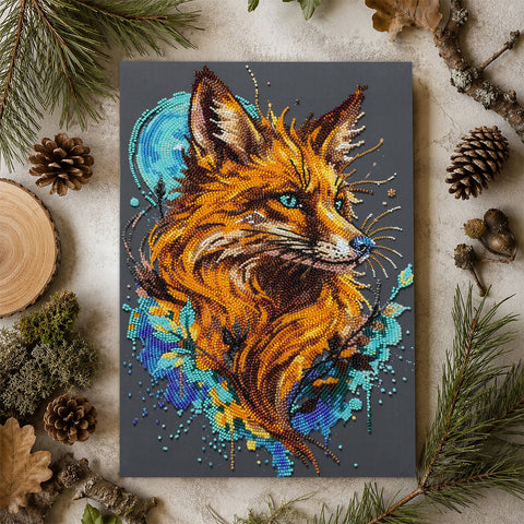 Siuvinėjimo karoliukais rinkinys „Gudrumo įsikūnijimas“ 22 x 33 cm