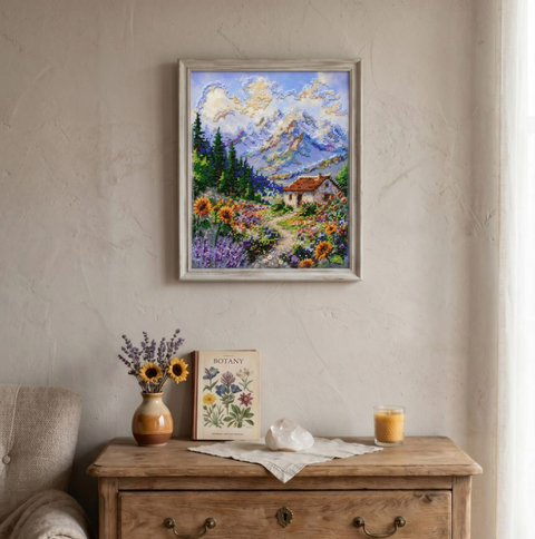 Siuvinėjimo karoliukais rinkinys „Takas į svajonę“ 22 x 33 cm