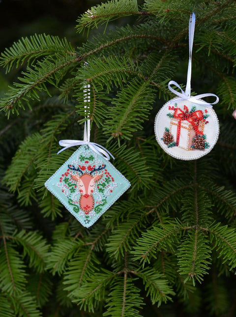 „Žiemos pasakos“ Naujųjų metų dekoracijų rinkinys, 13,2 × 6,6 cm, AABT-034